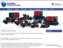 Tablet Screenshot of globaltechnics.net